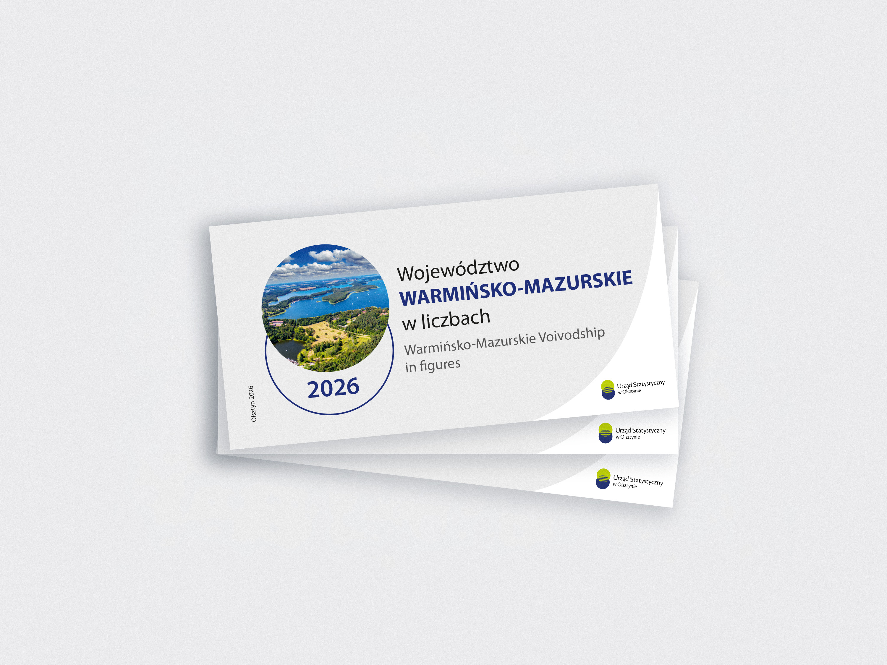 Mockup publikacji Województwo warmińsko-mazurskie w liczbach 2026