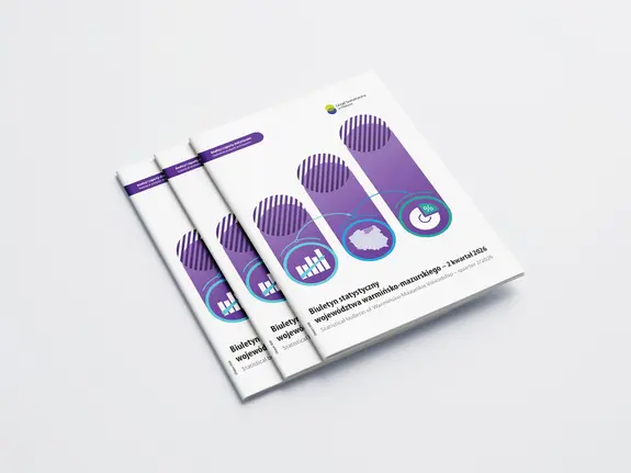 Mockup publikacji Biuletyn statystyczny województwa warmińsko-mazurskiego – 2 kwartał 2026 r.
