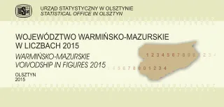 Powiększ obraz: Okładka publikacji pt. Województwo warmińsko-mazurskie w liczbach 2015