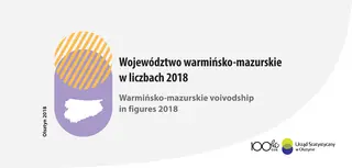 Powiększ obraz: Okładka publikacji pt. Województwo warmińsko-mazurskie w liczbach 2018