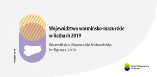 Powiększ obraz: Okładka publikacji pt. Województwo warmińsko-mazurskie w liczbach 2019