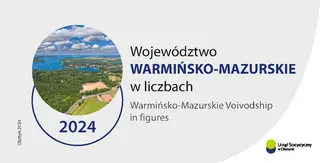 Powiększ obraz: Okładka publikacji pt. Województwo warmińsko-mazurskie w liczbach 2024