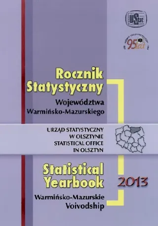 Powiększ obraz: Okładka publikacji pt. Rocznik Statystyczny Województwa Warmińsko-Mazurskiego 2013