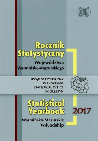 Powiększ obraz: Okładka publikacji pt. Rocznik Statystyczny Województwa Warmińsko-Mazurskiego 2017