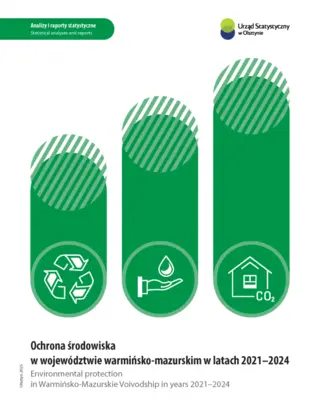Powiększ obraz: Ochrona środowiska w województwie warmińsko-mazurskim w latach 2021–2024